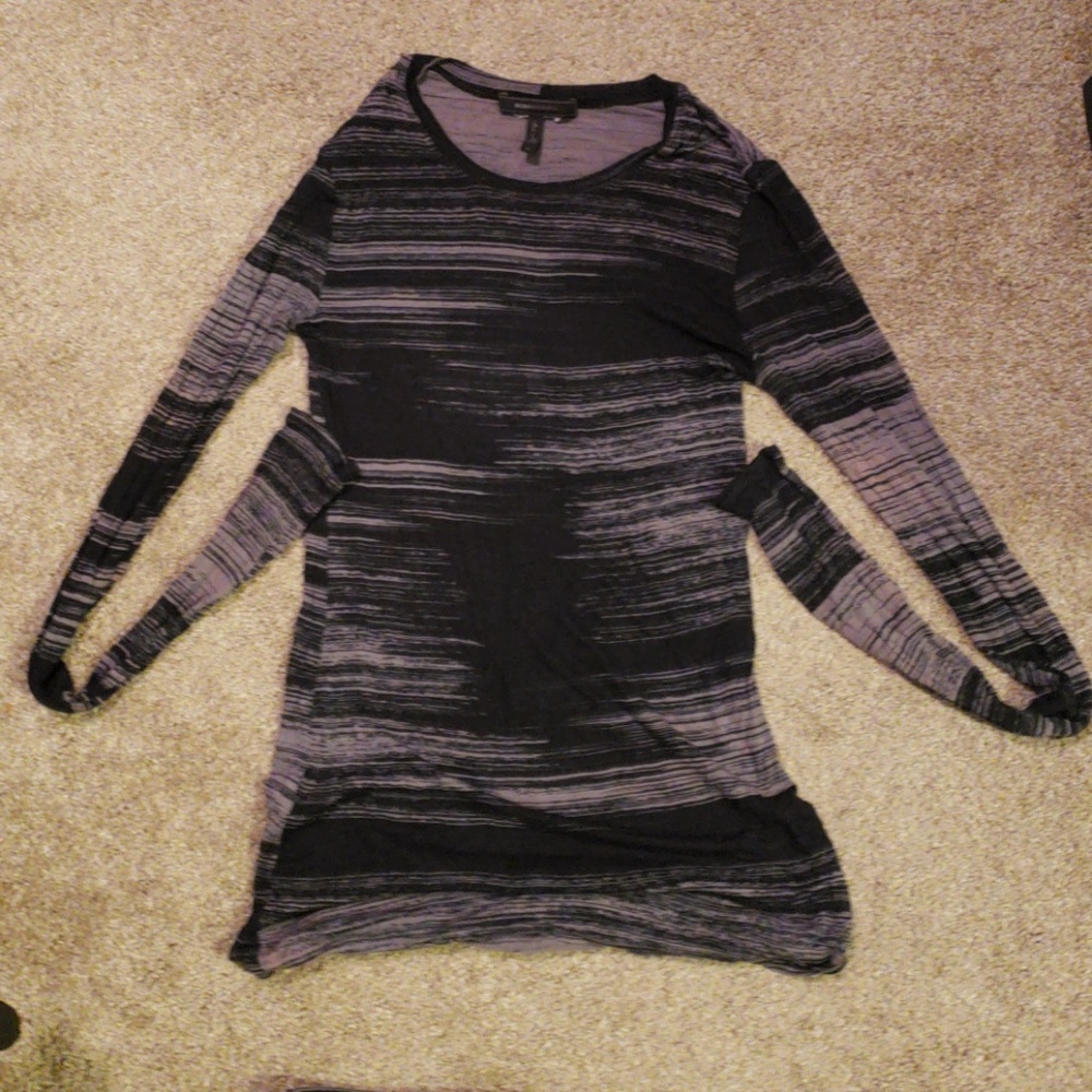 BCBGMaxAzria extra long-long sleeve shirt